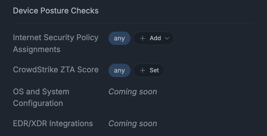 Devic Checks CrowdStrike ZTA Integration on Zenconsole - zenarmor.com