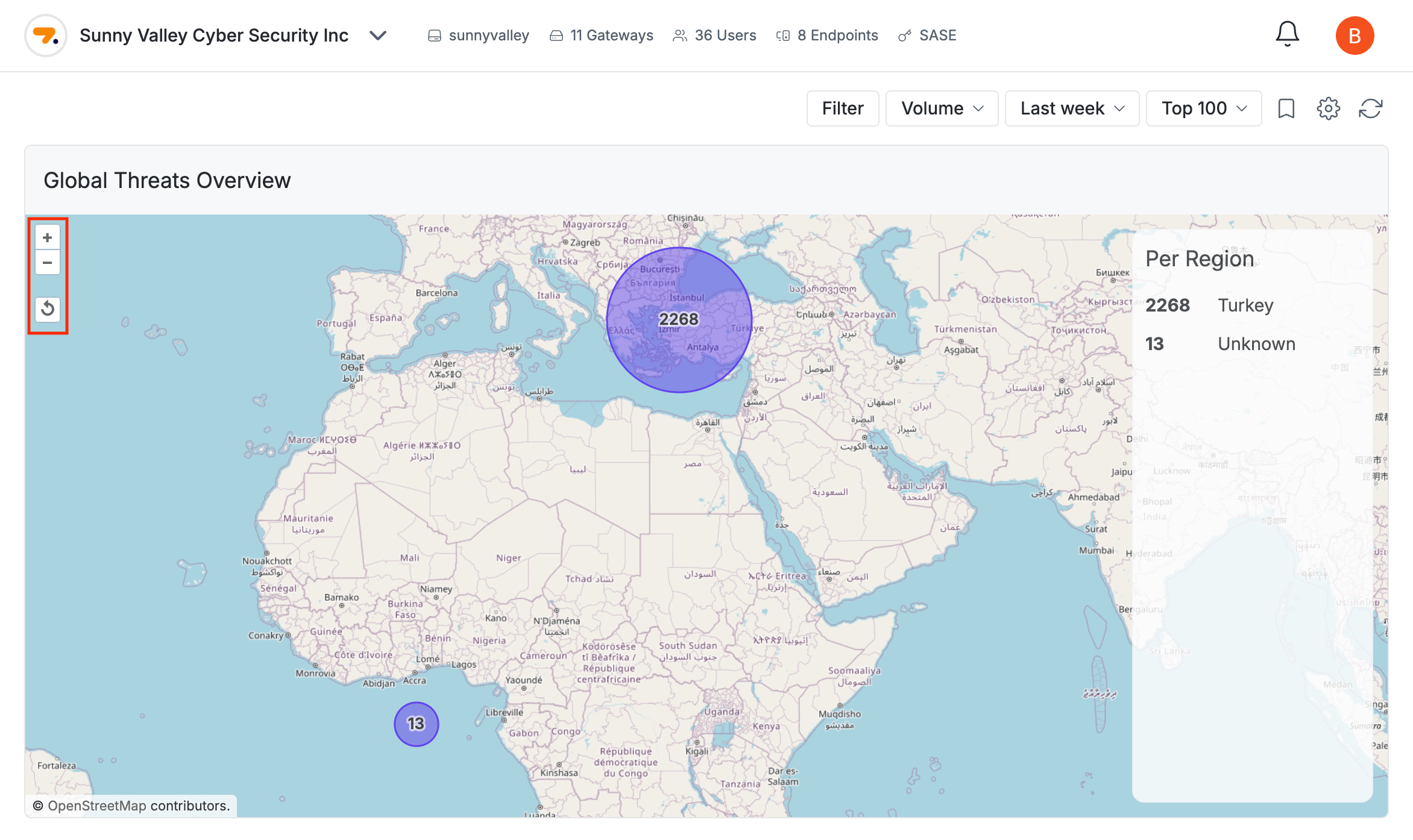 Exploring Global Threats Overview Map