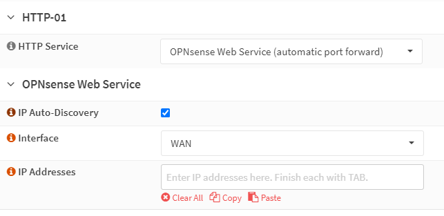 http-01 challenge settings