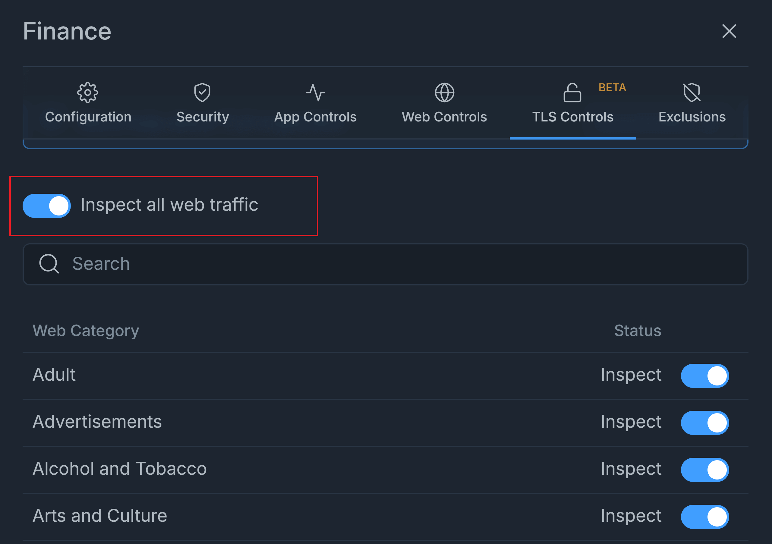 Inspecting All Web Trafficy
