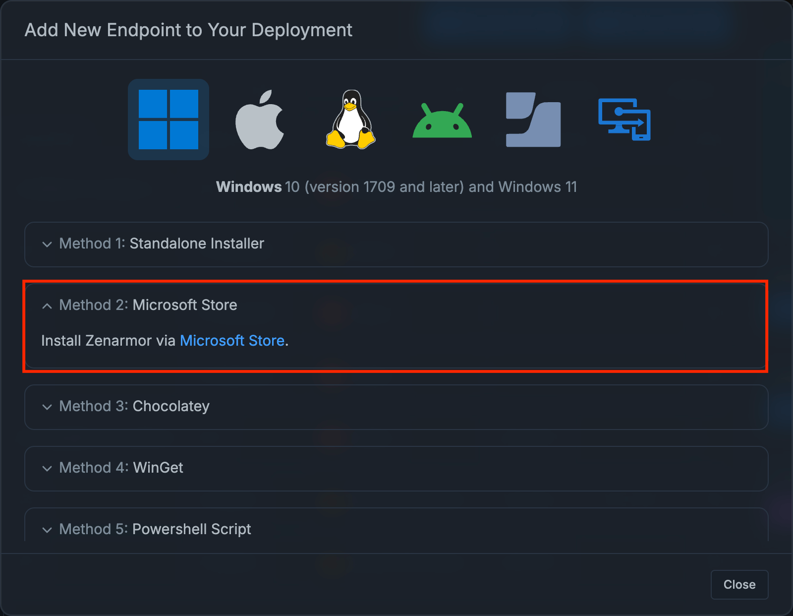Add a Endpoint to Your Deployment - Microsoft Store
