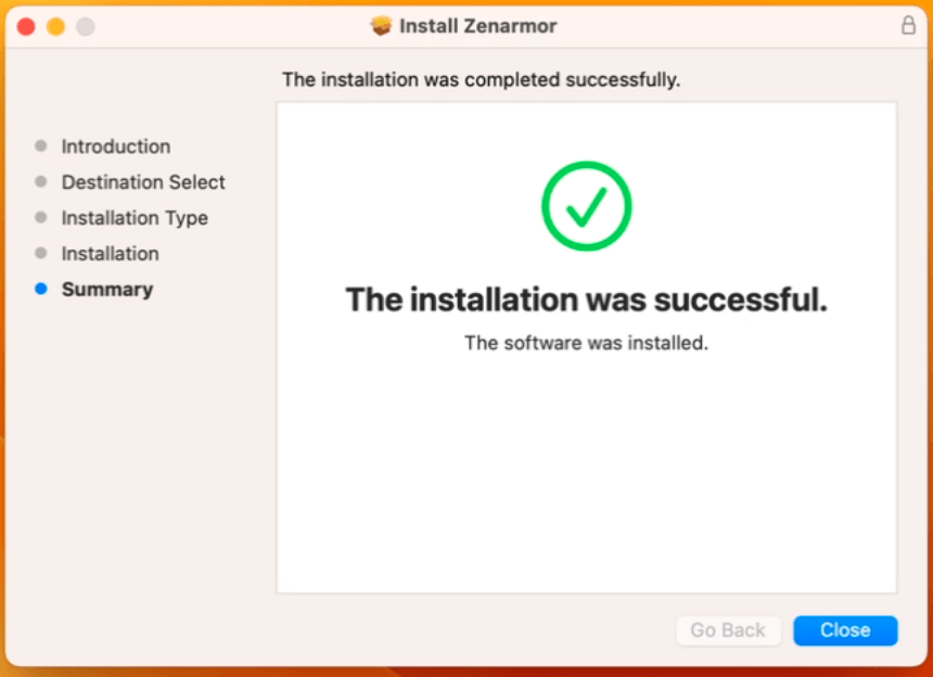 Installation Finished