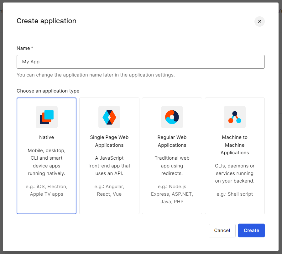 name application