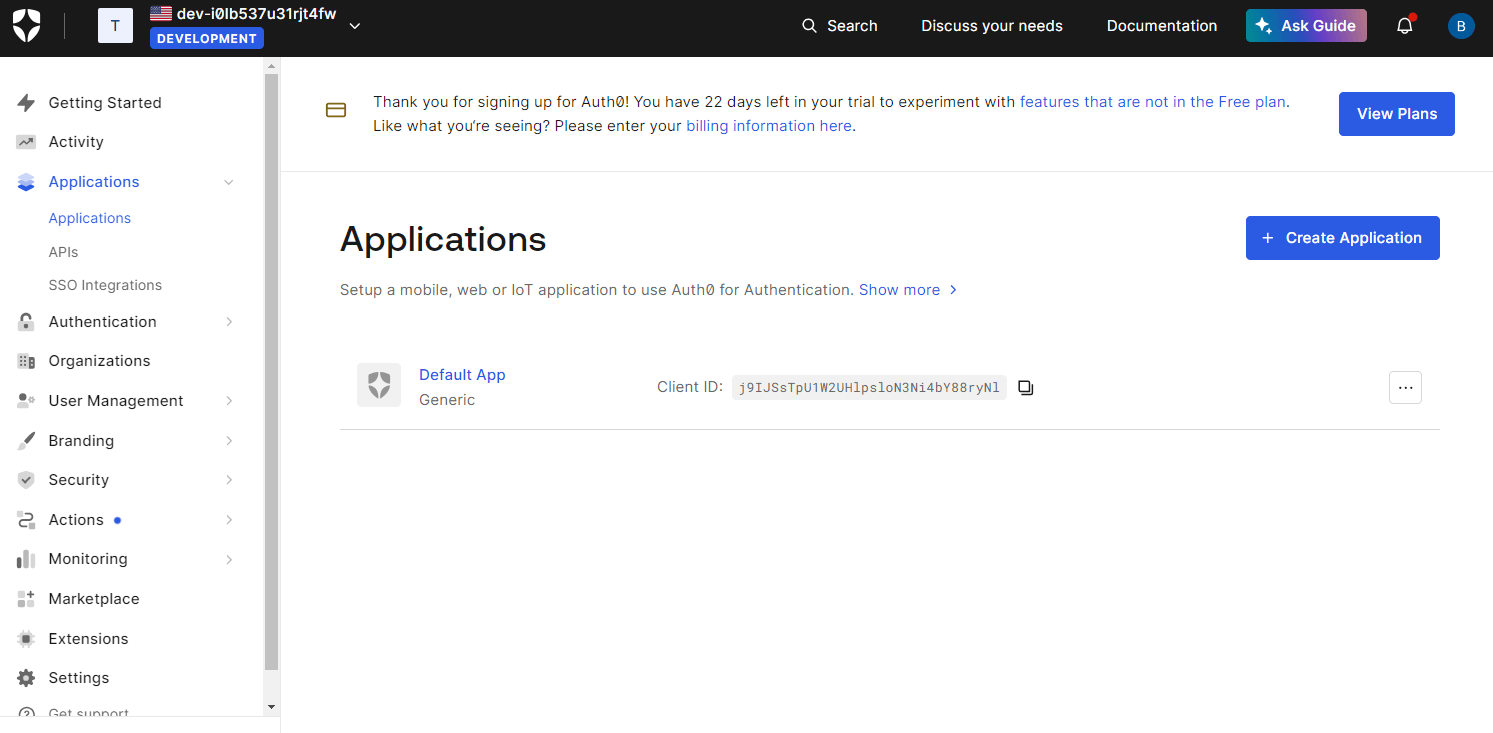 Navigate Applications