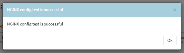 NGINX Configuration Test Passed