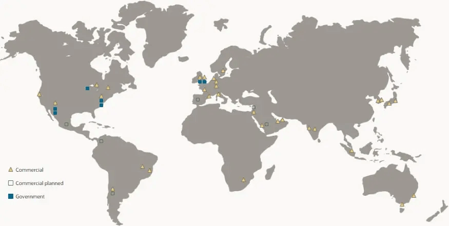 Oracle Cloud  Datacenters