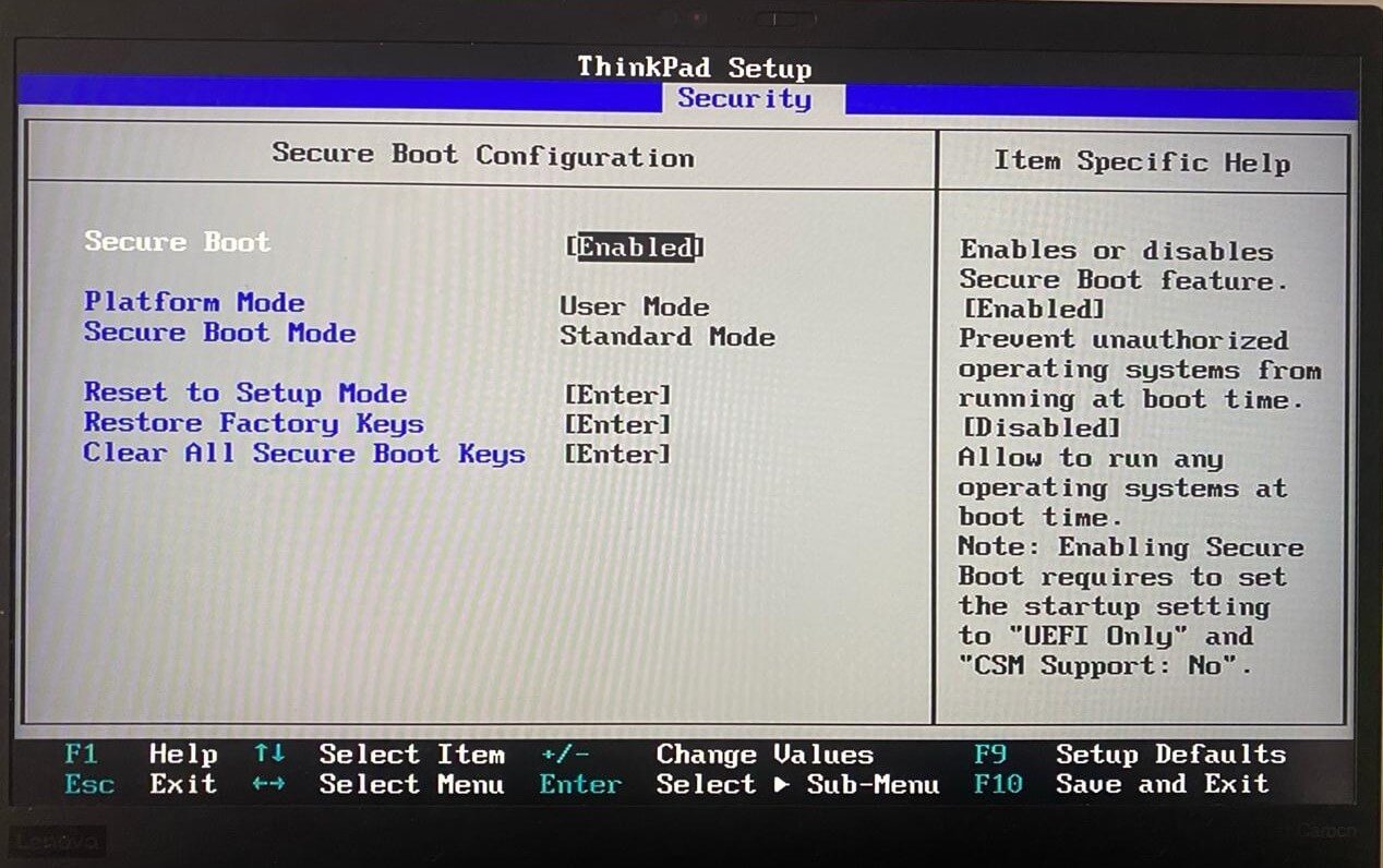 secure-boot-configuration