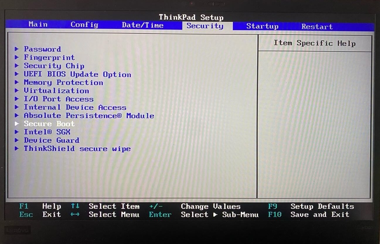 security-tab