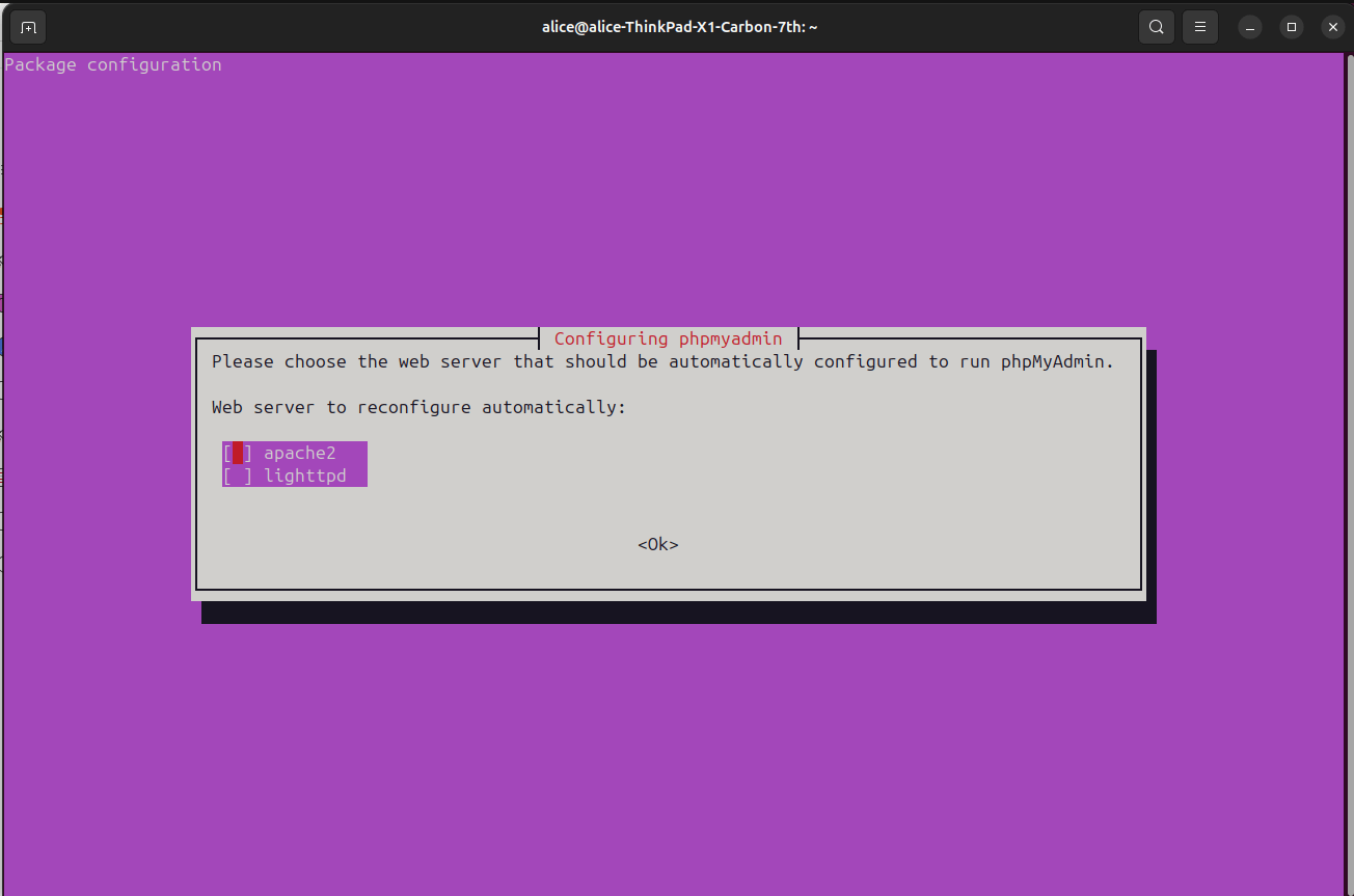 Web Server Selection