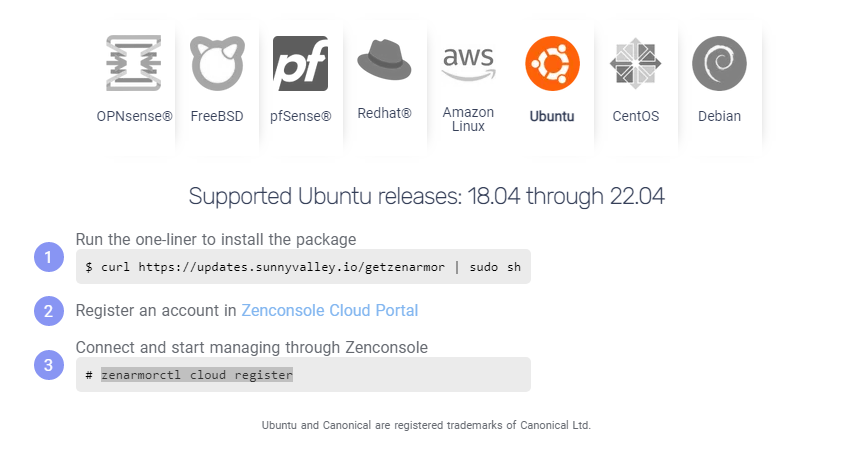 Zenarmor Installation Process 1