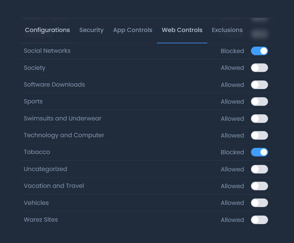 Block Harmful Content